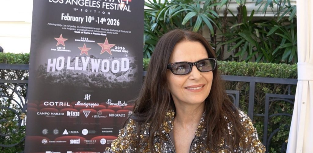 Juliette Binoche a Filming Italy Los Angeles