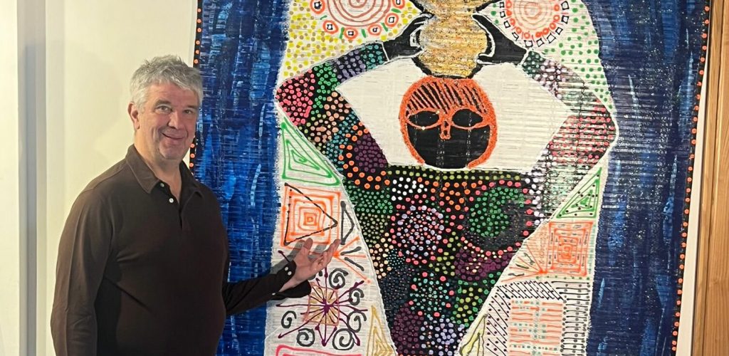 Arvedo Arvedi, storia di un artista che crea quadri e tessuti all’ombra del Vesuvio